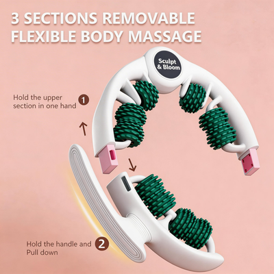 Sculpt & Bloom® Handheld Lymphatic Drainage Massager