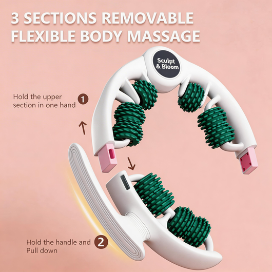 Sculpt & Bloom® Handheld Lymphatic Drainage Massager